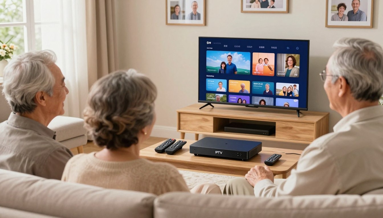 Serveur IPTV adapté aux besoins des personnes âgées