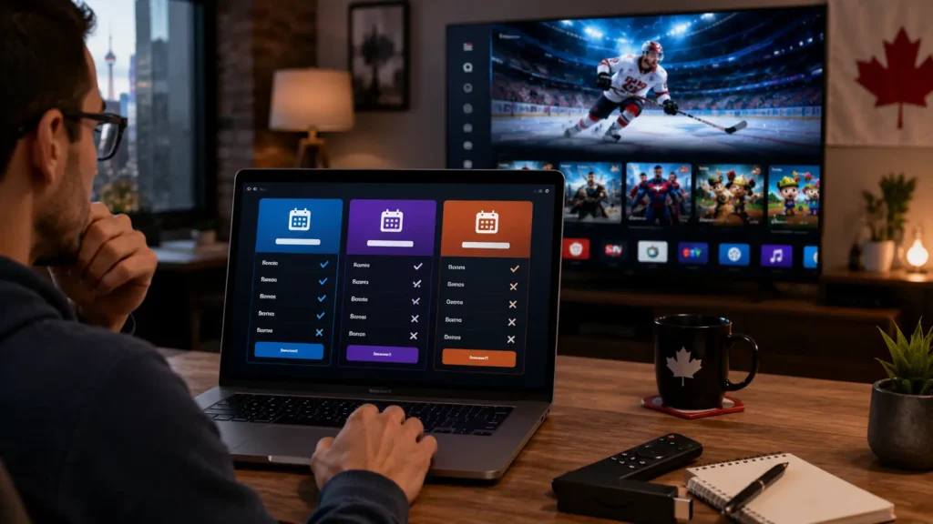 Comparing IPTV subscription plans in Canada