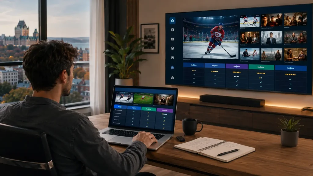 Comparing the best IPTV providers in Quebec before choosing a subscription