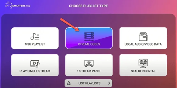 Choisissez le mode de connexion