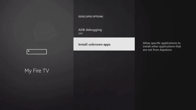 Autorisez les installations depuis Downloader