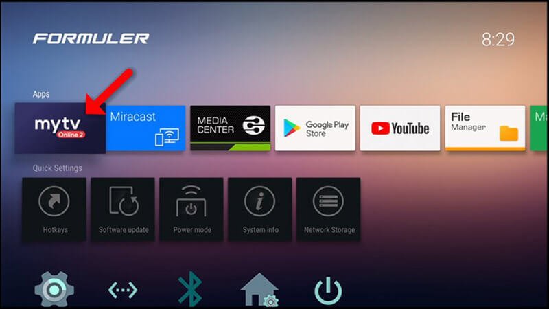 Ouvrez My TV Online