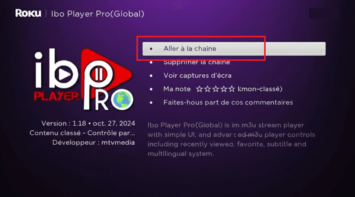 Ouvrez l'application