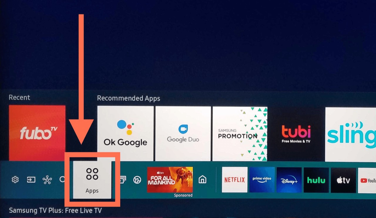 Ouvrez la boutique d'applications de votre télé